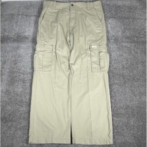 Y2K Levi's Pants Men's 38x32 Beige Loose Straight Cargo Wide Leg Skater Grunge